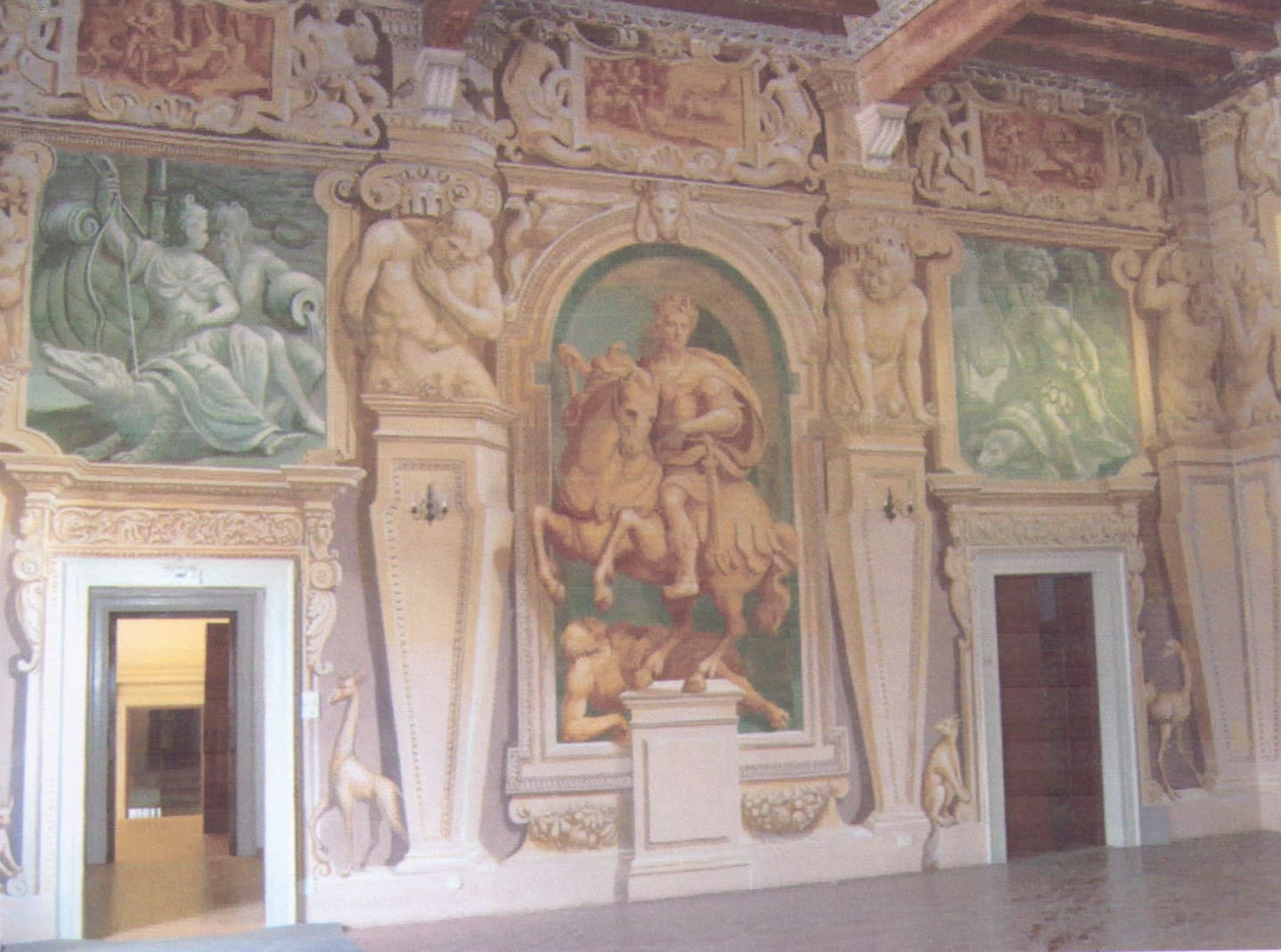 Villa Monga Sala Affresco